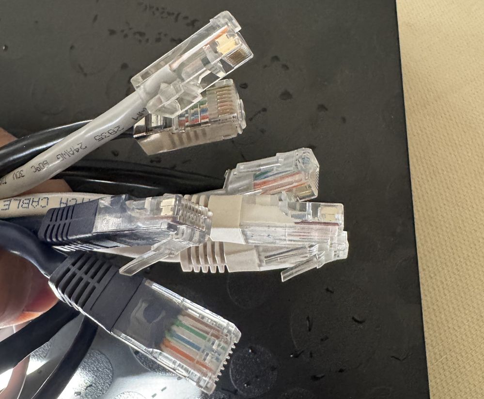 3 sets of RJ45 cables