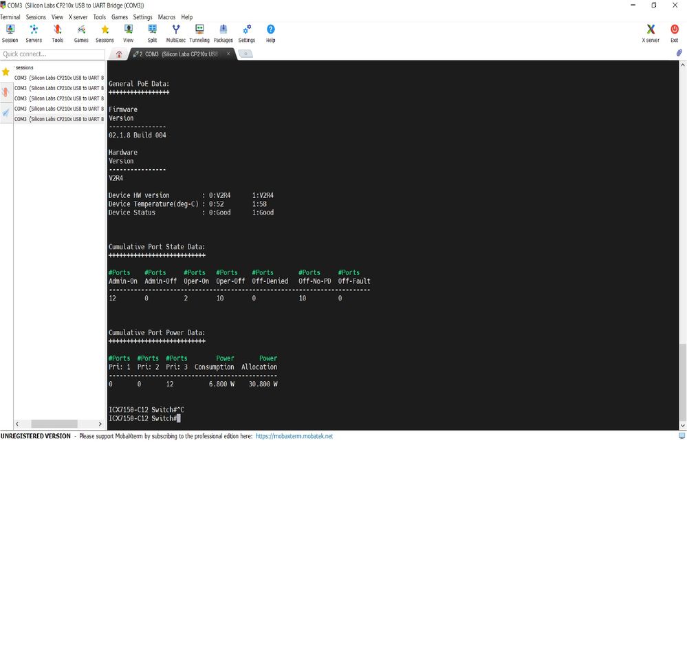 Show inline Power Details_2 output
