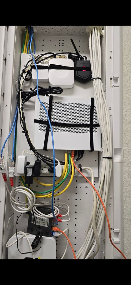 Full Switch Panel with cable connections