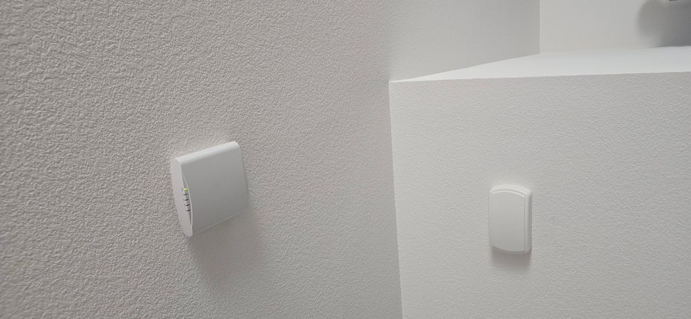 downstairs wall unit not connected to internet