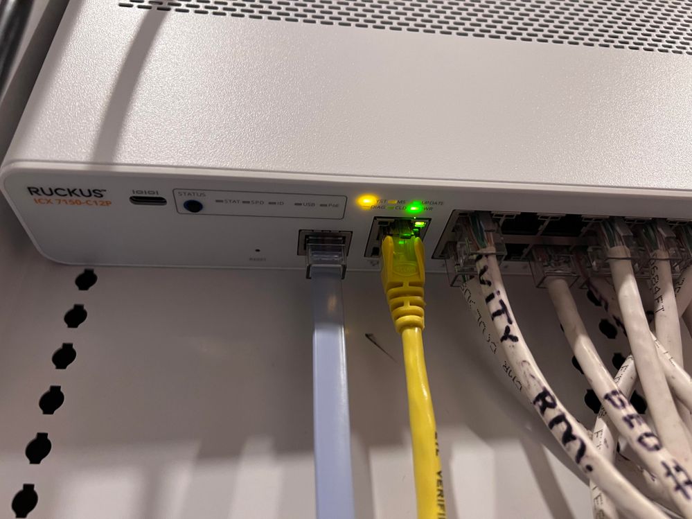 Ethernet into Ruckus